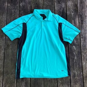 Turquoise NIKE Golf Polo